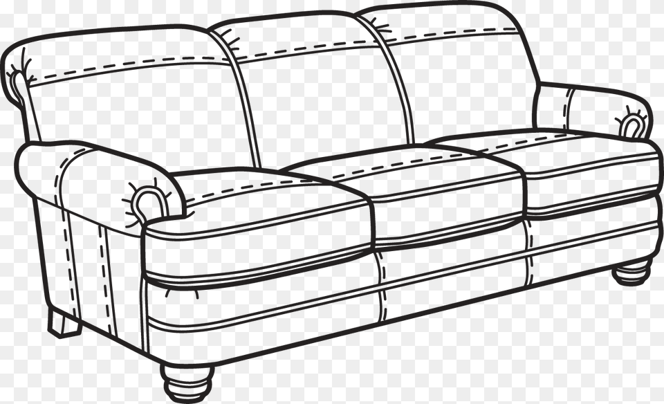 31 Sofa Clipart Black And White, Couch, Furniture, Car, Transportation Free Png