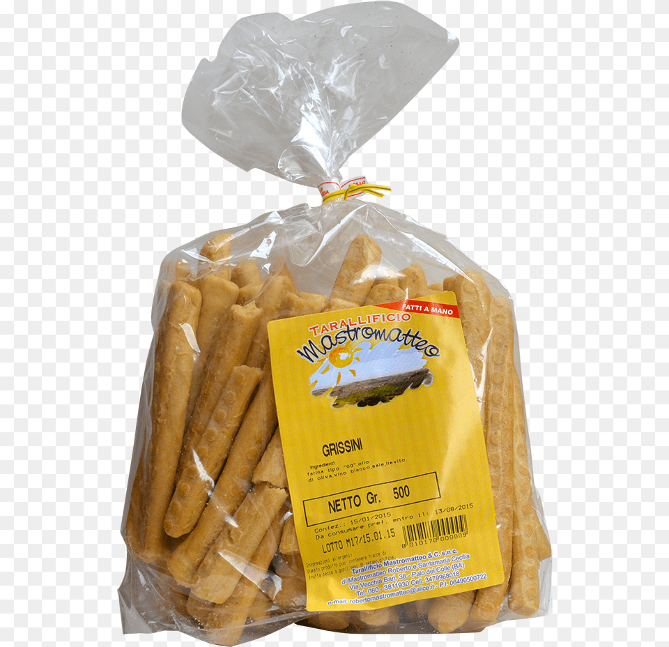 Breadstick, Bread, Food, Bag, Plastic Free Transparent Png