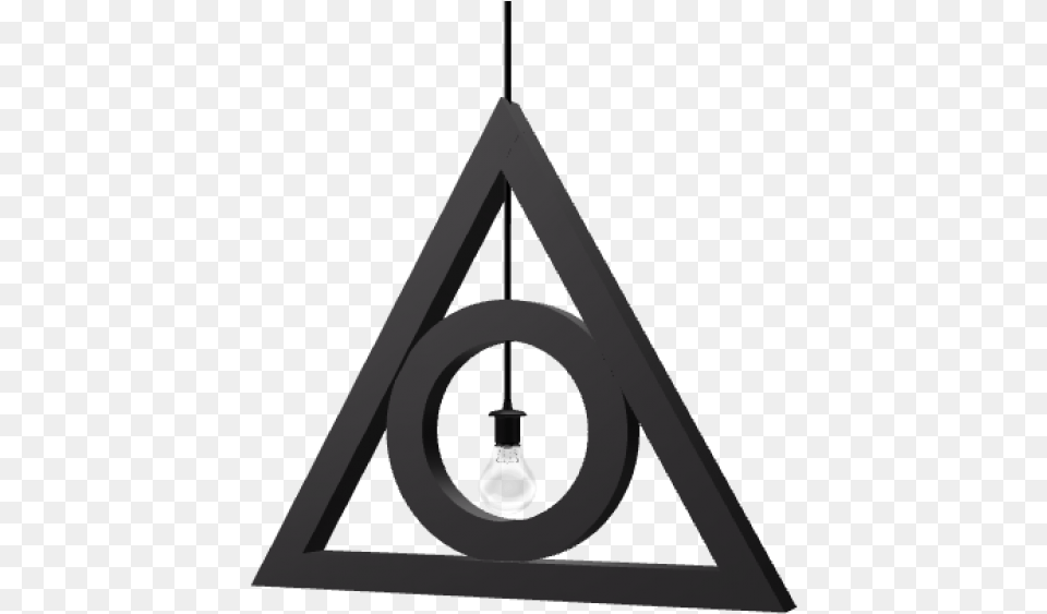 Deathly Hallows Symbol, Triangle, Machine, Wheel, Chandelier Free Transparent Png