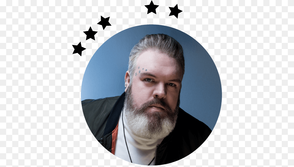 Hodor, Adult, Beard, Face, Head Free Png