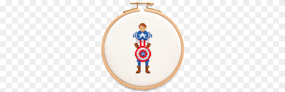 Captain America Symbol, Embroidery, Pattern, Stitch, Boy Free Png