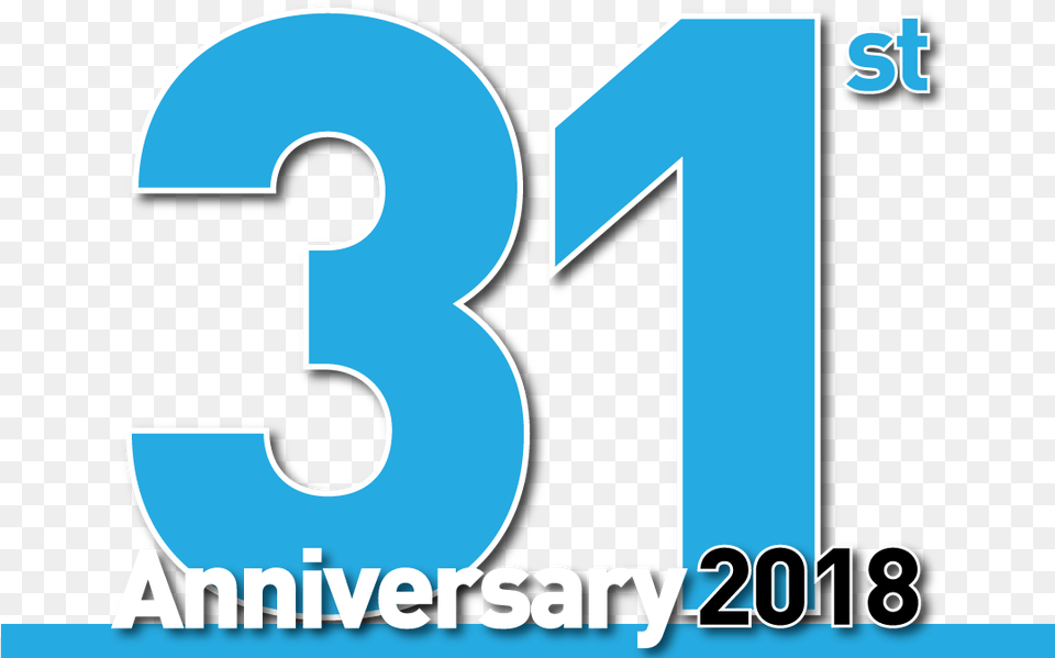 31st Anniversary Graphic Design, Number, Symbol, Text Free Png