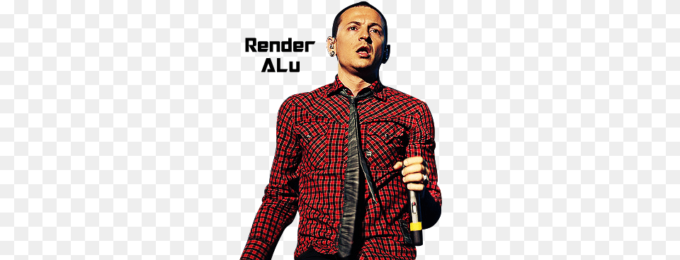 Chester Bennington, Accessories, Sleeve, Shirt, Microphone Free Png