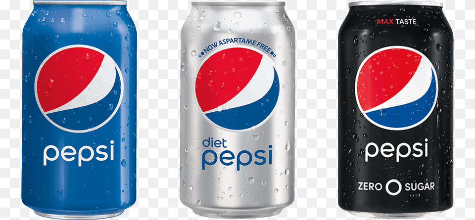 Crystal Pepsi, Can, Tin, Beverage, Soda Free Transparent Png