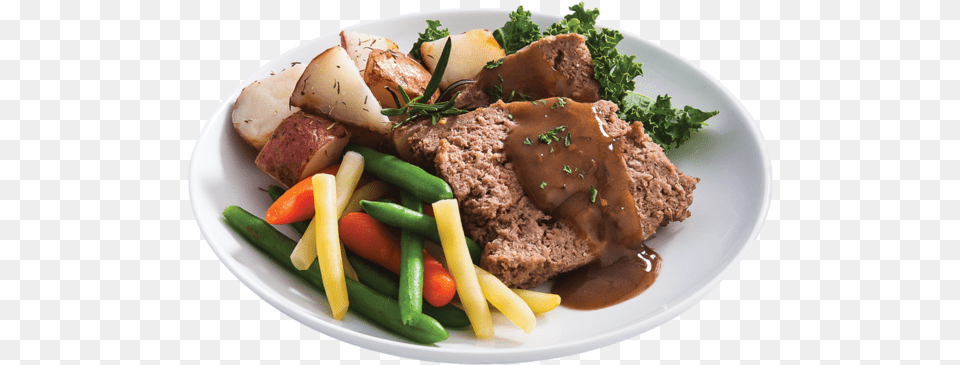 Meatloaf, Food, Lunch, Meal, Food Presentation Png Image