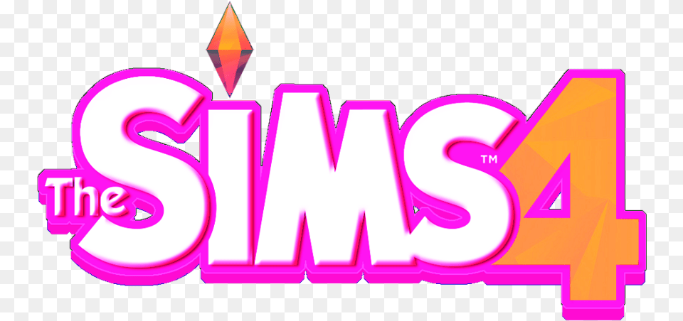 Sims 4 Plumbob, Purple, Logo, Light Png Image
