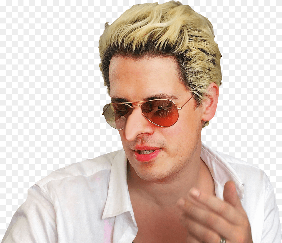 Milo Yiannopoulos, Accessories, Person, Hand, Hair Free Png Download