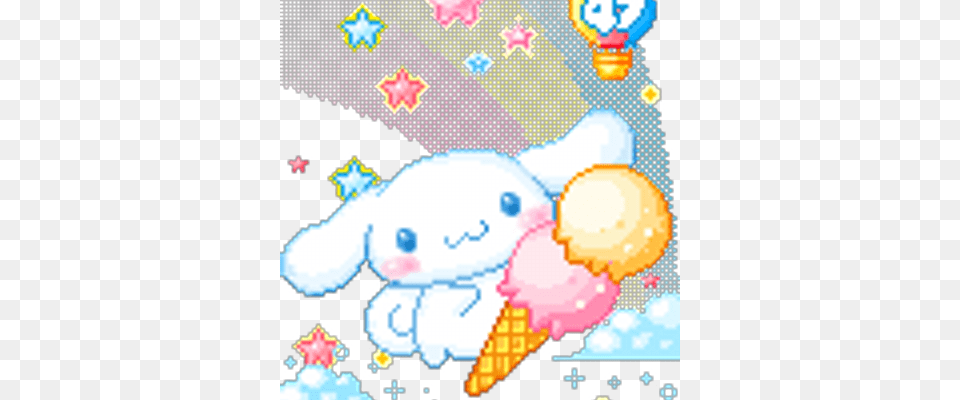 Cinnamoroll, Cream, Dessert, Food, Ice Cream Png Image