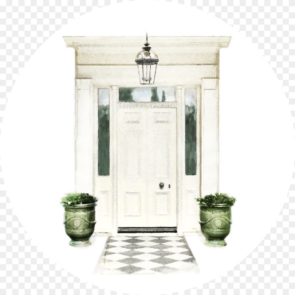 Door, Plant, Jar, Potted Plant Free Transparent Png