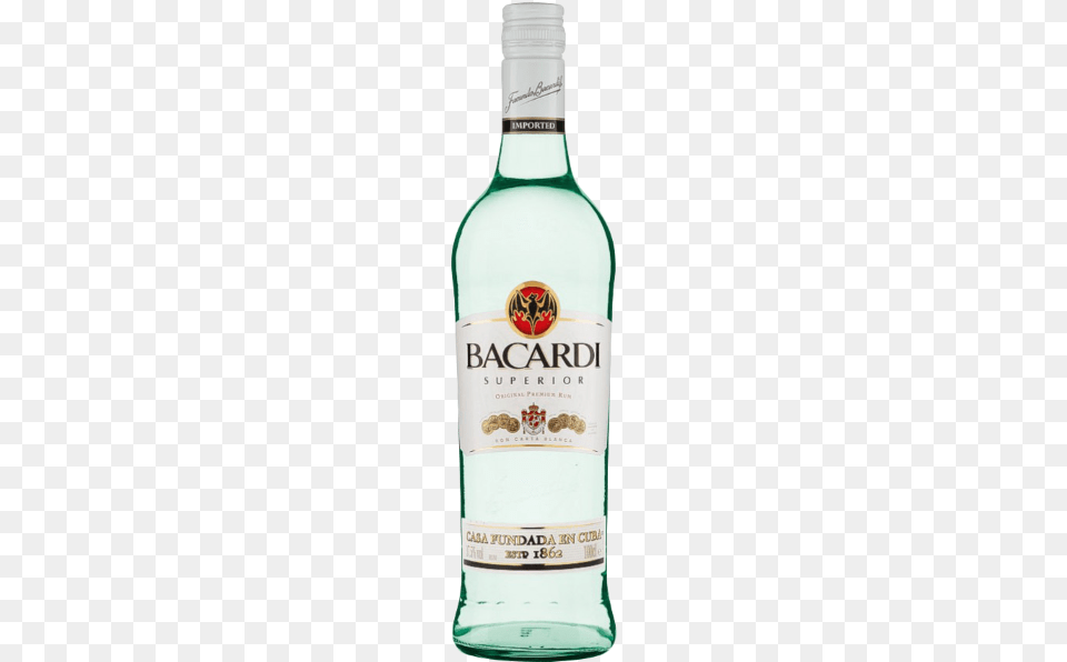 34 Oz Bacardi Light Rum Bacardi Superior, Alcohol, Beverage, Liquor, Gin Free Png