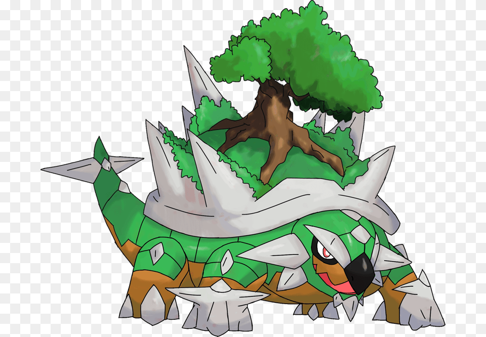 Turtwig, Green, Art Free Png Download