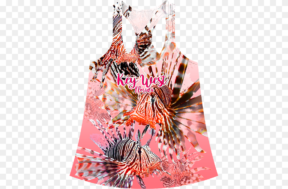 Lionfish, Clothing, Dress, Tank Top, Beachwear Free Transparent Png