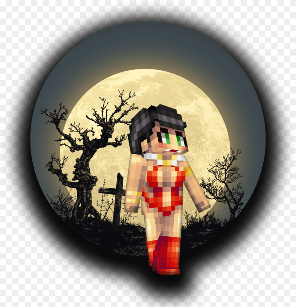 Minecraft Moon, Astronomy, Photography, Outdoors, Night Free Png