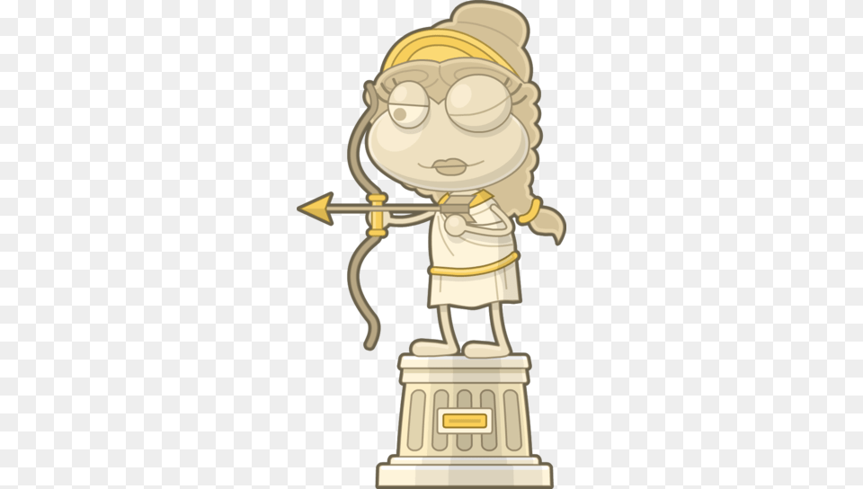 Artemis, Baby, Person, Trophy, Weapon Png Image