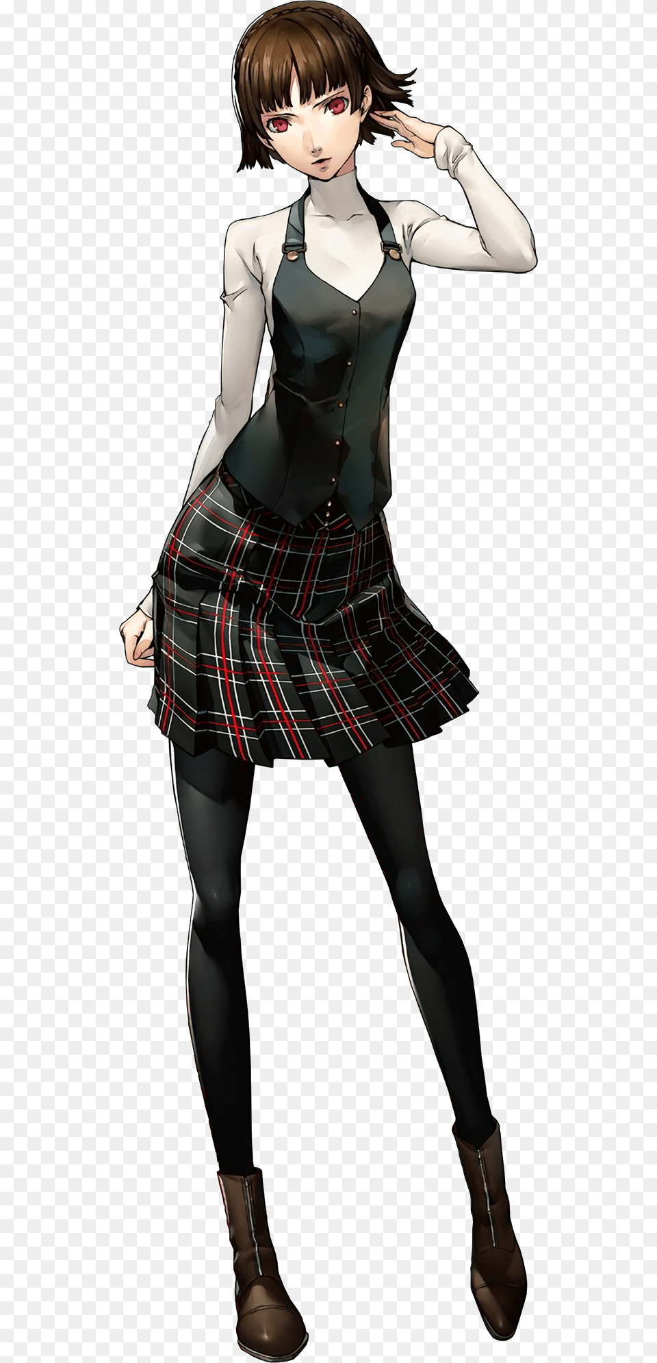Ann Takamaki, Adult, Skirt, Person, Woman Free Png Download
