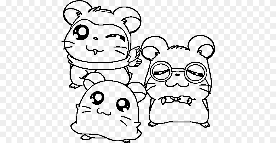 Hamtaro, Gray Png Image