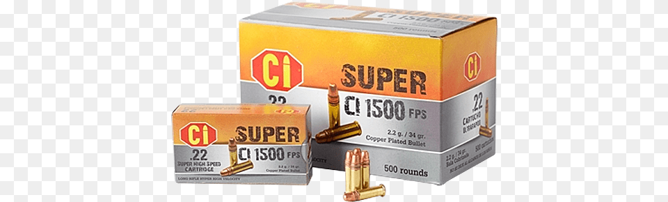 34grn Copper High Velocity Ammunition Bullet, Weapon Png