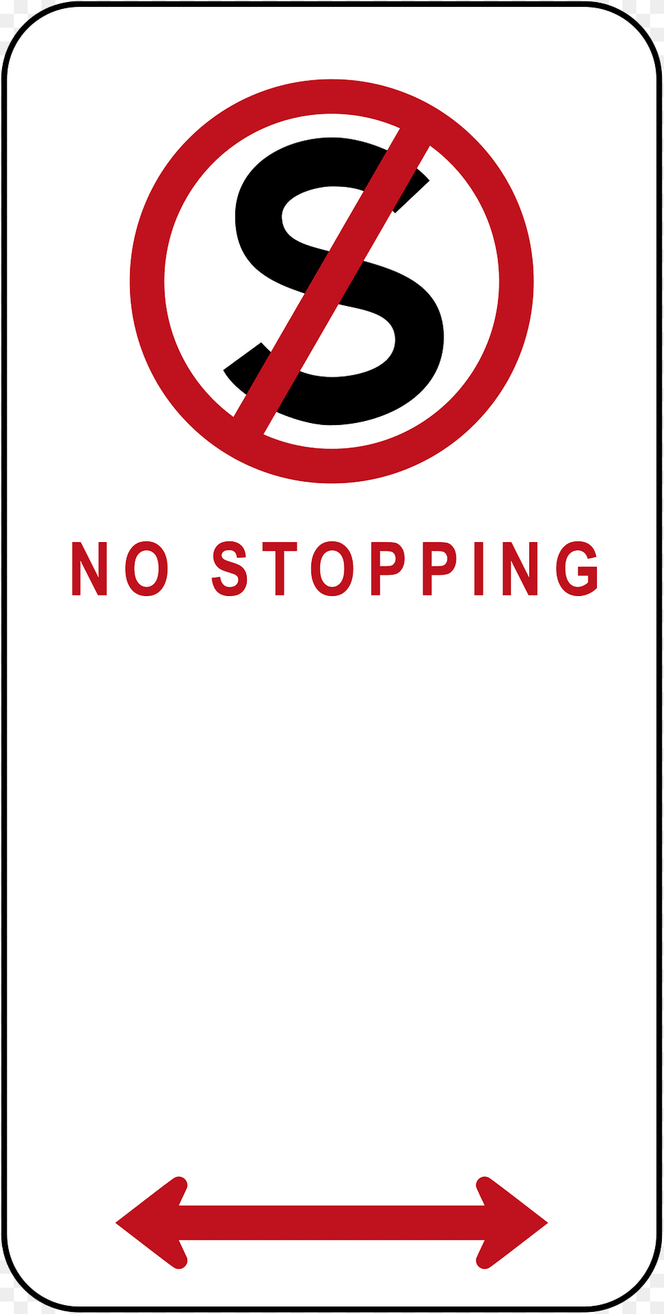 35 No Stopping Used In The Australian Capital Territory Clipart, Symbol, Sign, Road Sign, Device Free Transparent Png