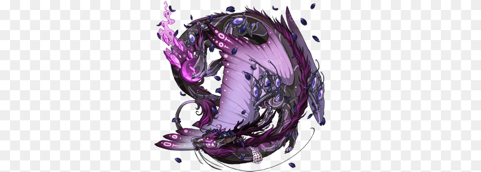 350 Dragon, Purple, Chandelier, Lamp Free Png