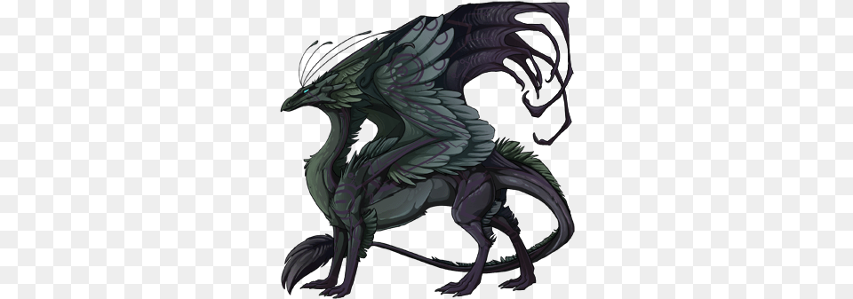 350 Sebastian Michaelis As A Dragon, Person Png Image