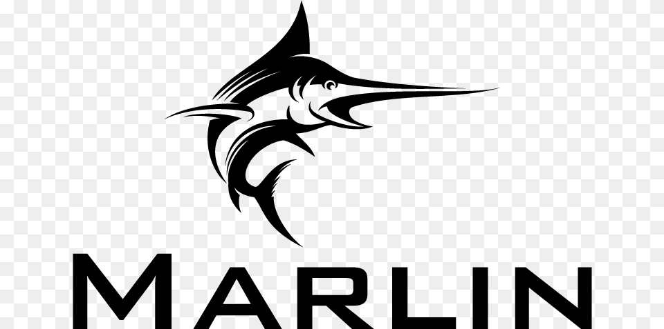 Marlin, Gray Free Png