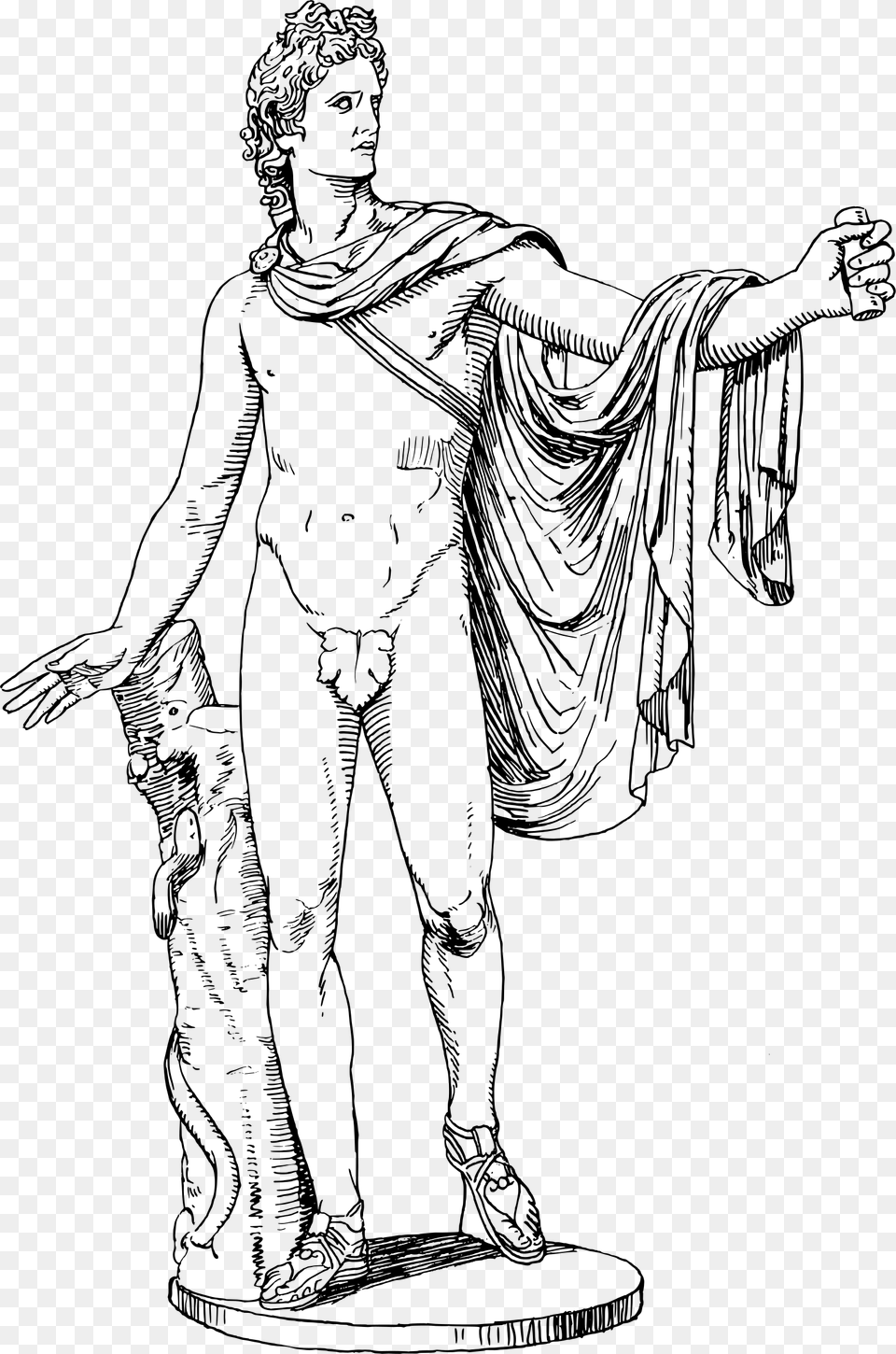 Apollo, Gray Free Png