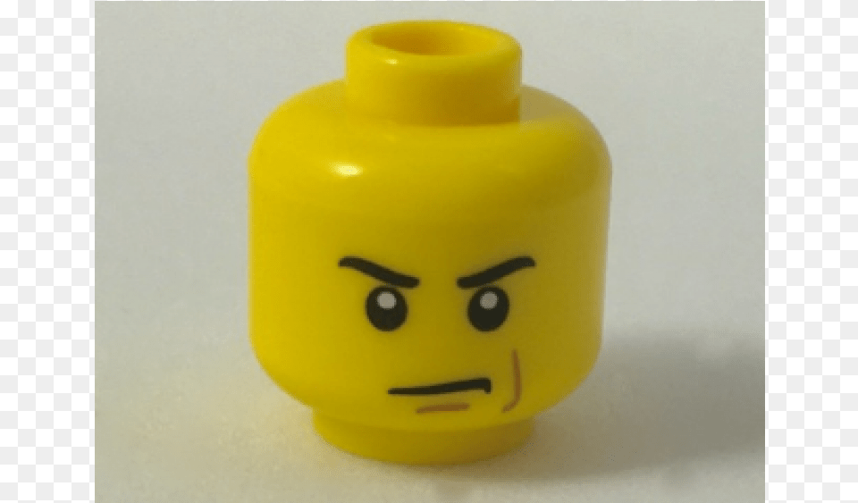 3626cpx302 Yellow Minifig Head Male Angry The Angry Eyebrows, Jar, Pottery, Bottle, Vase Free Transparent Png
