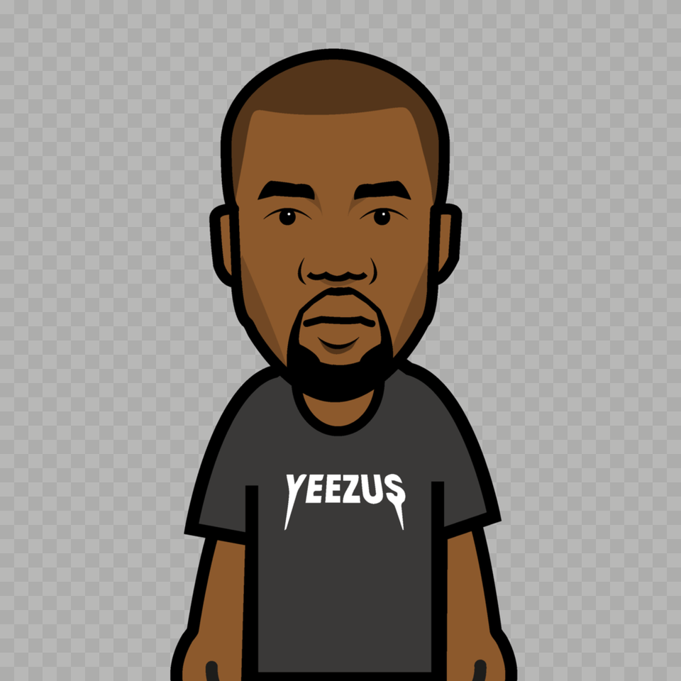Kanye West, T-shirt, Clothing, Face, Head Free Png