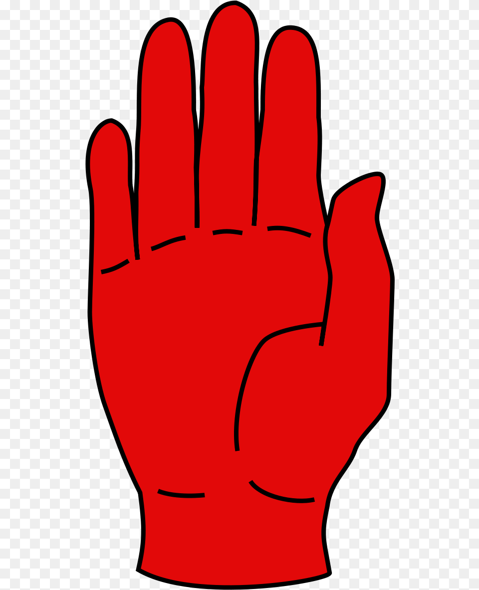 36th Ulster Division Wikipedia Red Hand Of Ulster, Baseball, Baseball Glove, Clothing, Glove Png