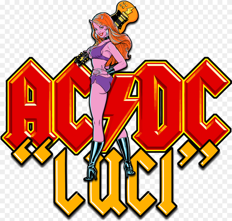 Acdc Logo, Adult, Female, Person, Woman Png