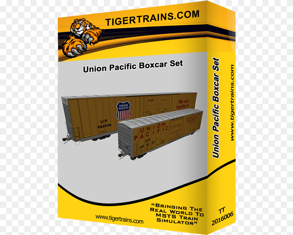 Union Pacific Logo, Railway, Transportation, Shipping Container, Freight Car Png