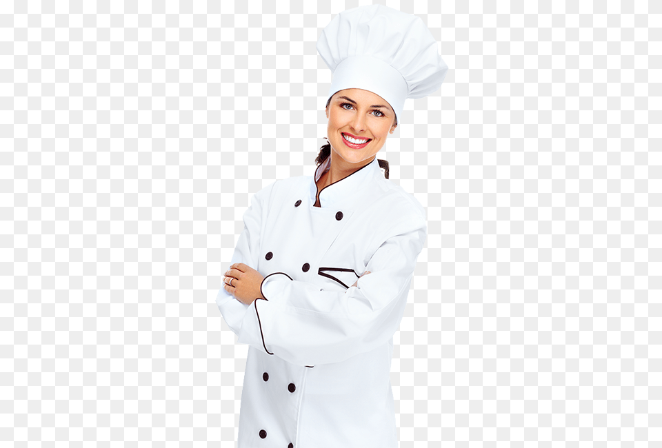 Female Chef, Adult, Clothing, Coat, Person Png
