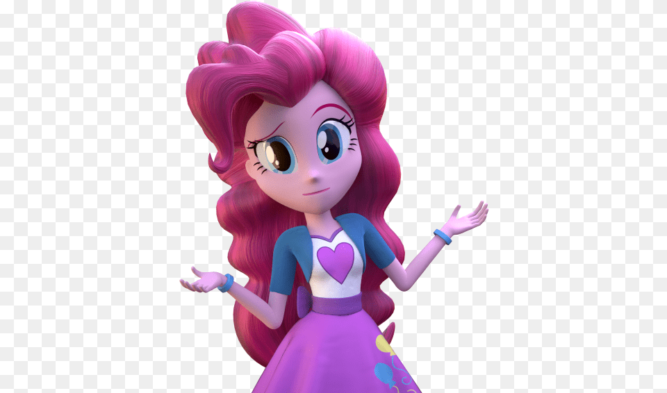 3d 3d Model Artist Mlp Eg Pinkie Pie 3d, Doll, Toy, Baby, Person Png Image