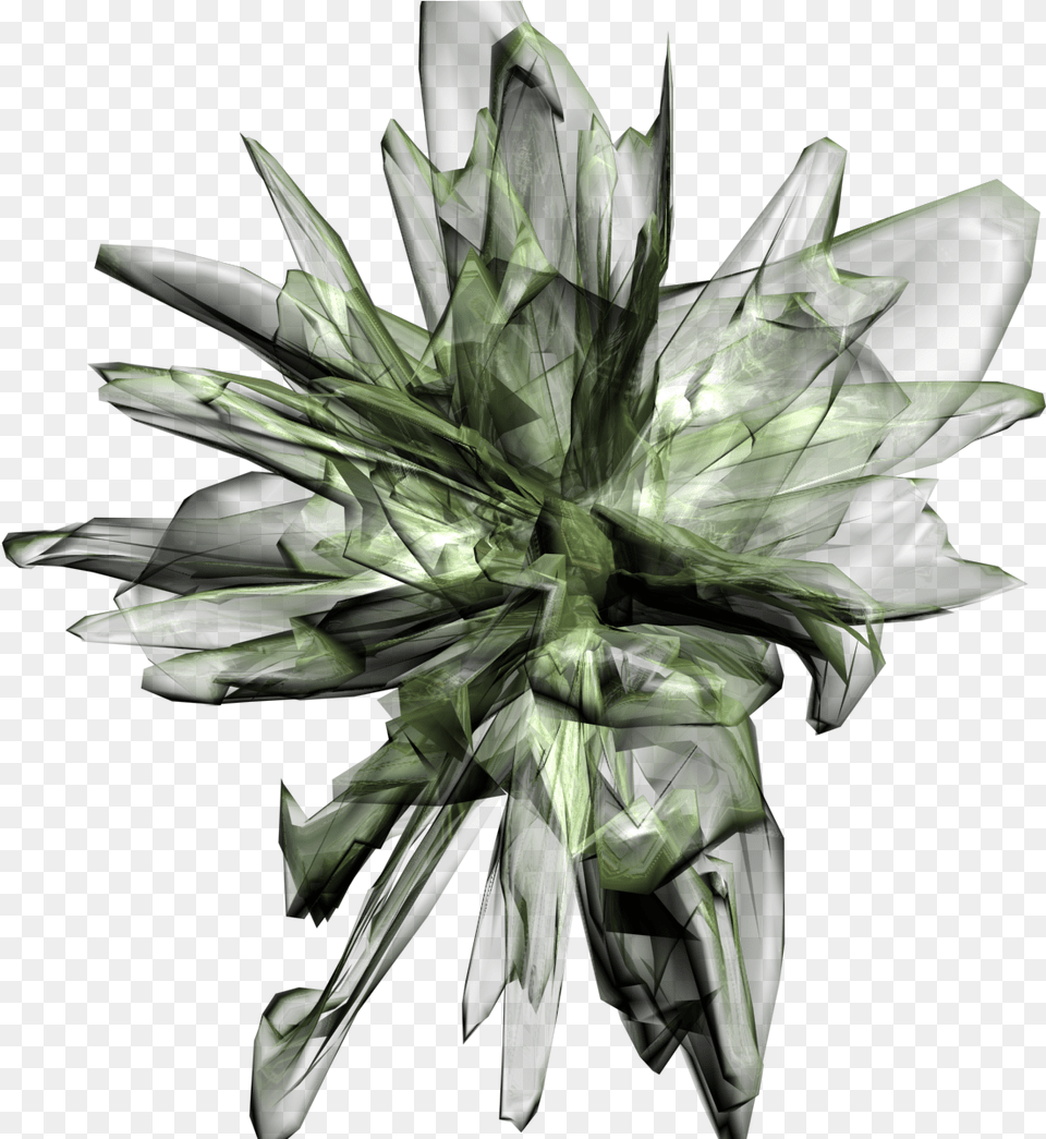 3d Abstract Render, Plant, Crystal, Accessories, Pattern Png Image