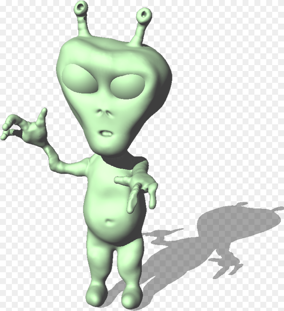 3d Alien, Baby, Person, Face, Head Free Transparent Png