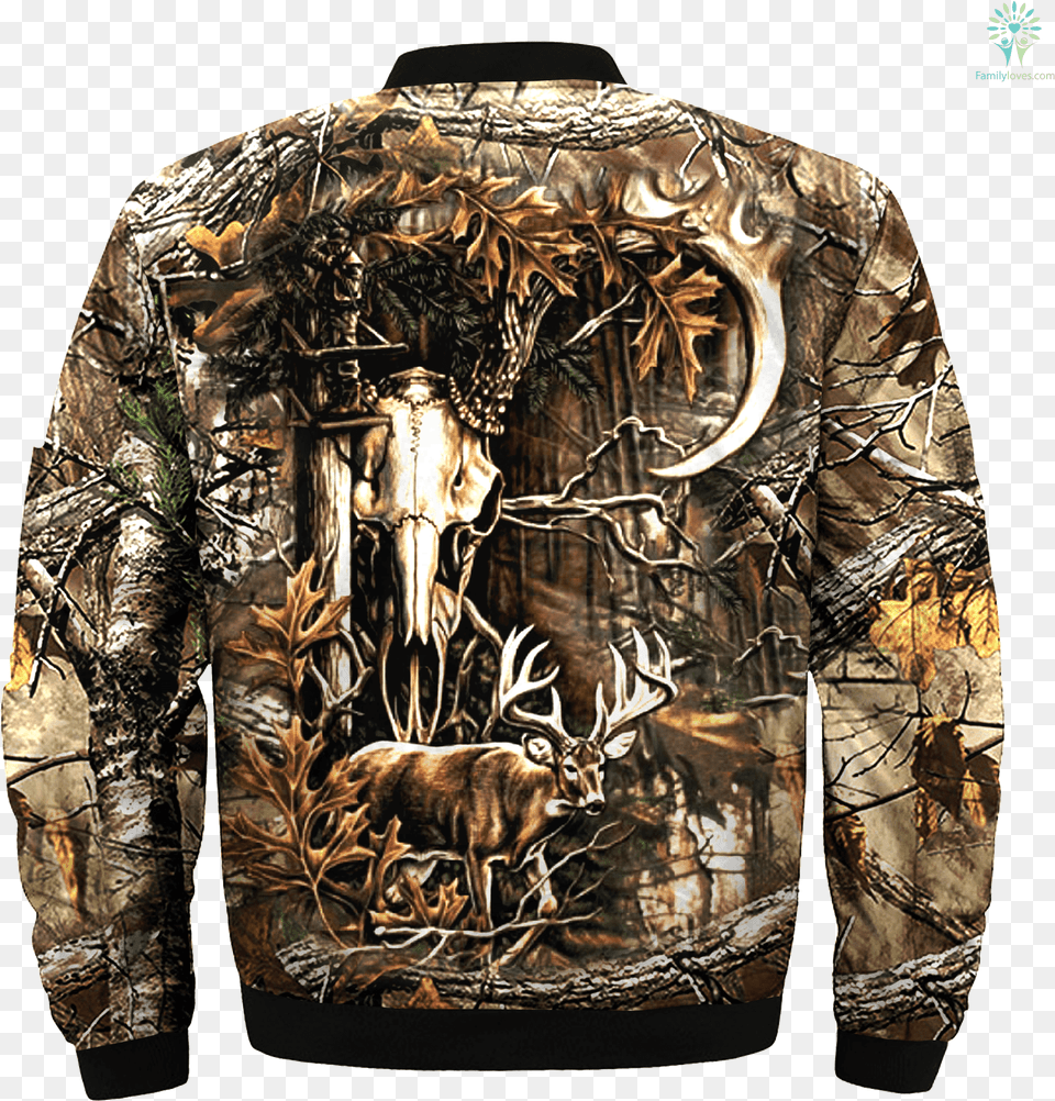 3d All Over Printed Deer Hunting Camo Jacket Tag Familyloves New Design Hoodies For Men, Sweatshirt, Sweater, Sleeve, Long Sleeve Free Png