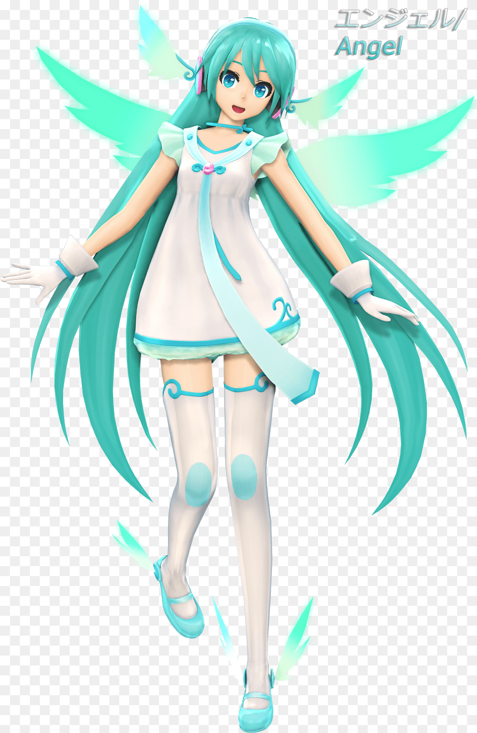 3d Angel Hatsune Miku Model Free Png Download