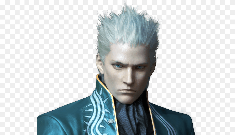 3d Anime Character Male Download Vergil Devil May Cry, Adult, Photography, Person, Man Png Image