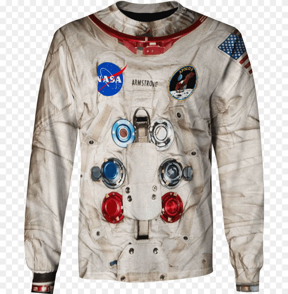 3d Armstrong Space Suit Hoodie, Clothing, Coat, Jacket, Astronaut Png Image