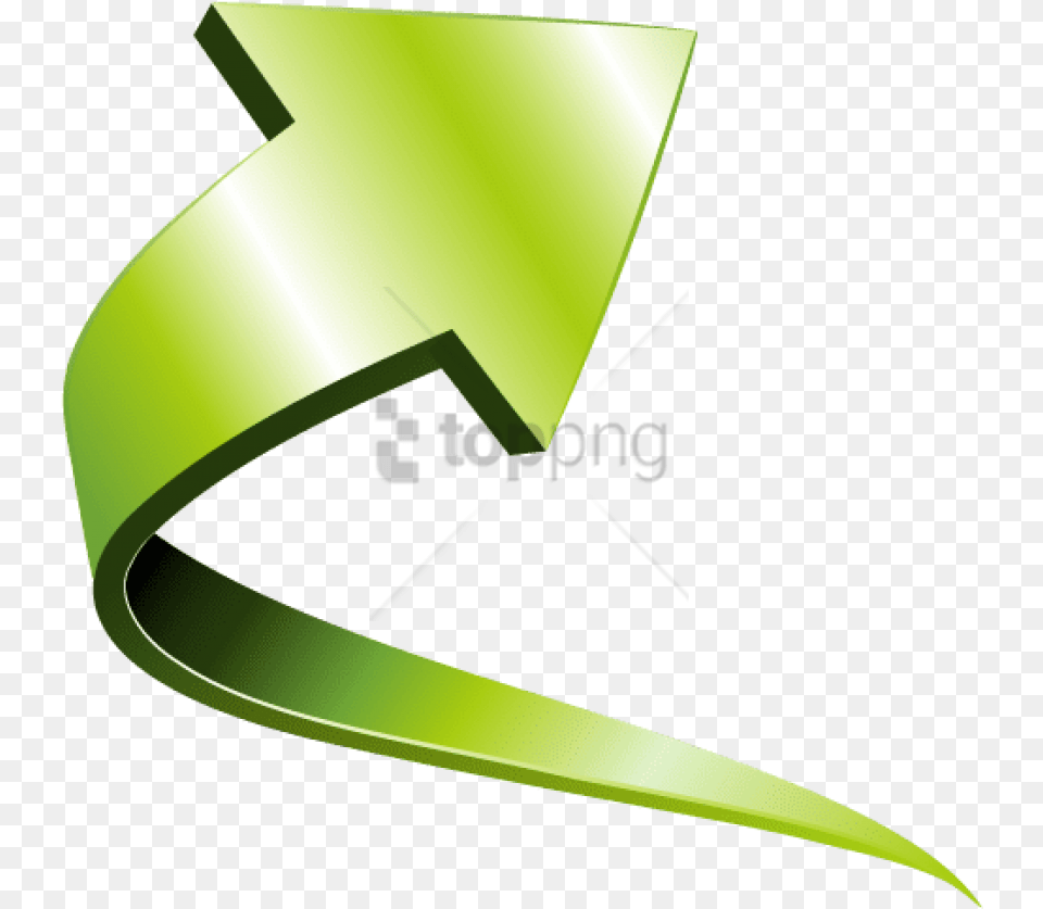 3d Arrow Vector Image With Transparent 3d Arrow Green, Symbol, Appliance, Ceiling Fan, Device Free Png