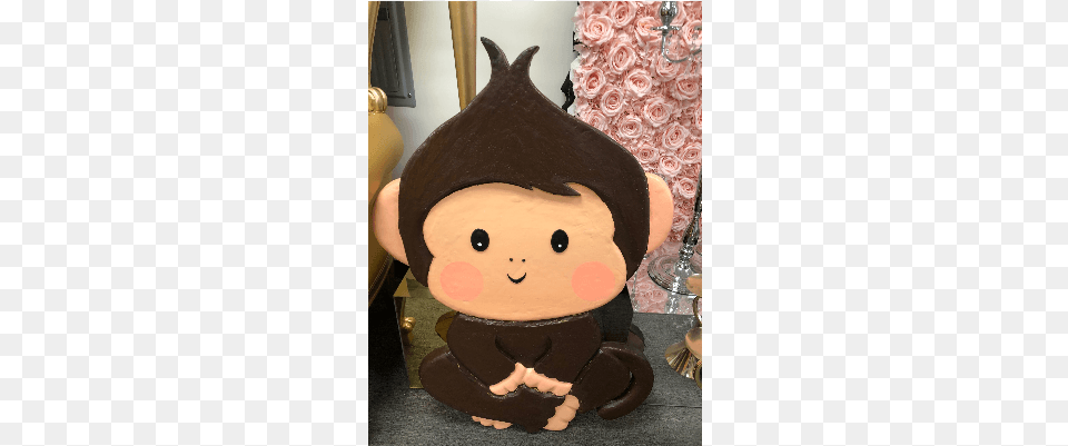 3d Baby Monkey Prop Standee 4 Feet Tall Standee, Plush, Toy Free Transparent Png
