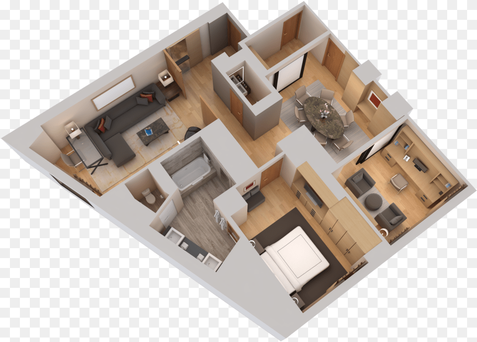 3d Bedroom Floor Plans, Architecture, Building, Diagram, Floor Plan Free Png Download