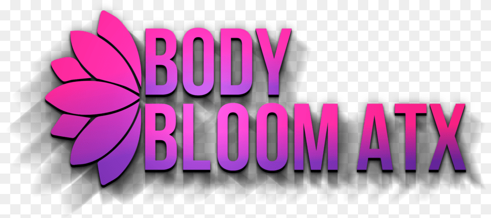 3d Body Bloom Atx Logo 2 Format 1500w Graphic Design, Purple, Flower, Plant, Art Png