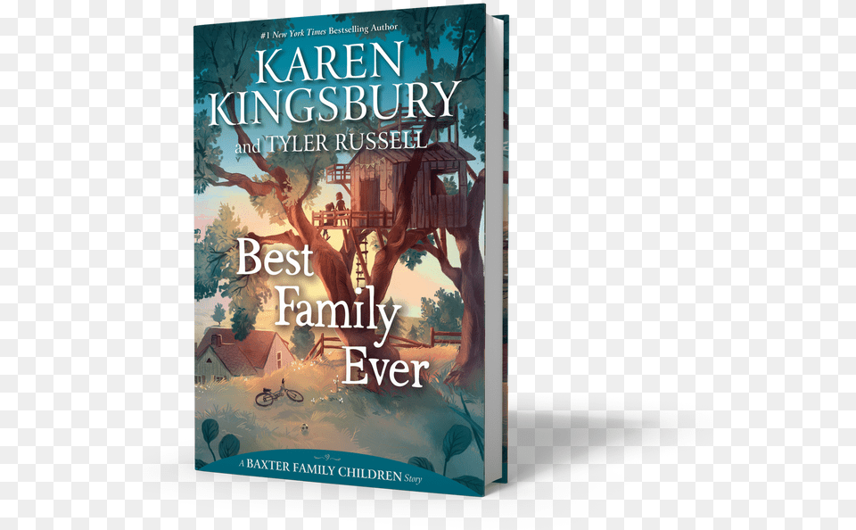 3d Bookshot Pagesout Print Karen Kingsbury Best Family Ever, Book, Novel, Publication, Person Free Png