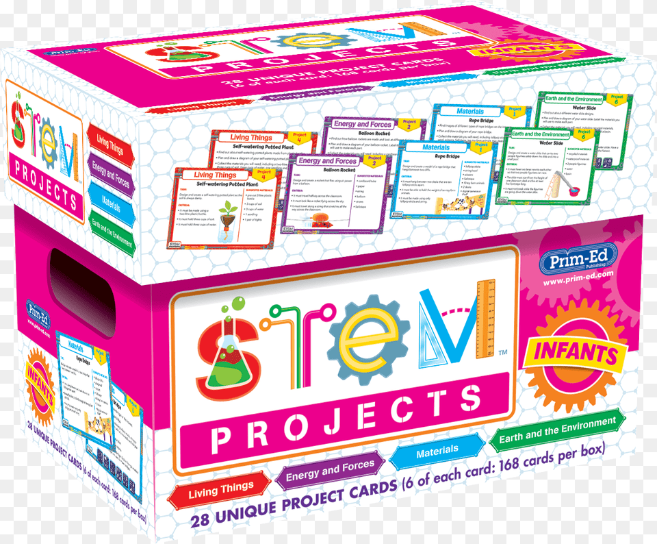 3d Box F Stem Project Box Free Png Download