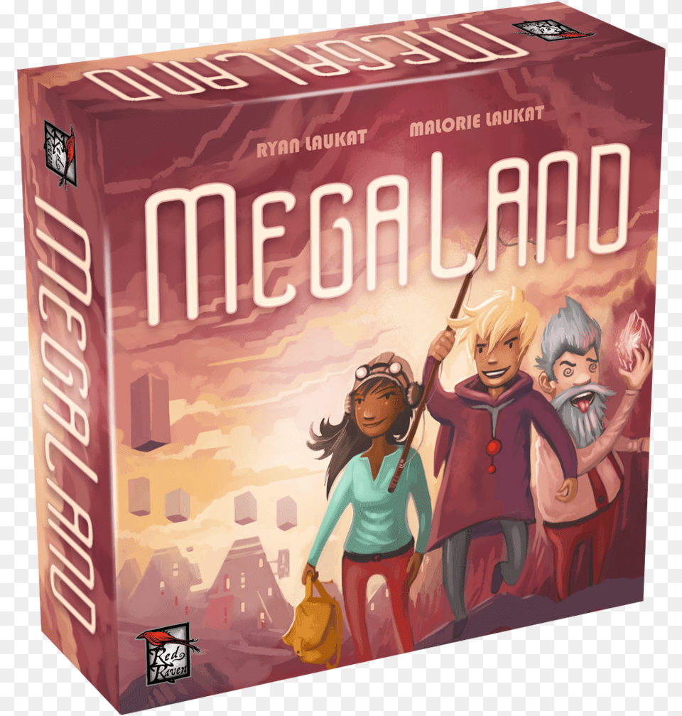 3d Box Megaland Game, Publication, Book, Person, Comics Free Png