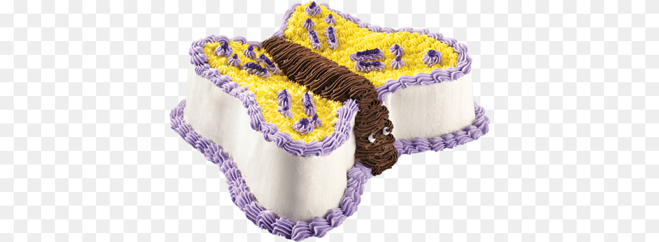 3d Butterfly Ice Cream Cake Carvel Butterfly Cake, Birthday Cake, Dessert, Food, Icing Png Image