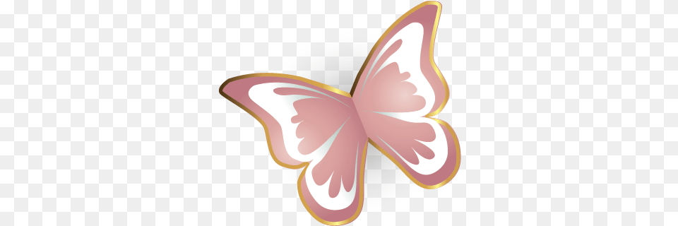 3d Butterfly Logo Templates Gold Butterfly, Sticker, Plant, Petal, Flower Free Png