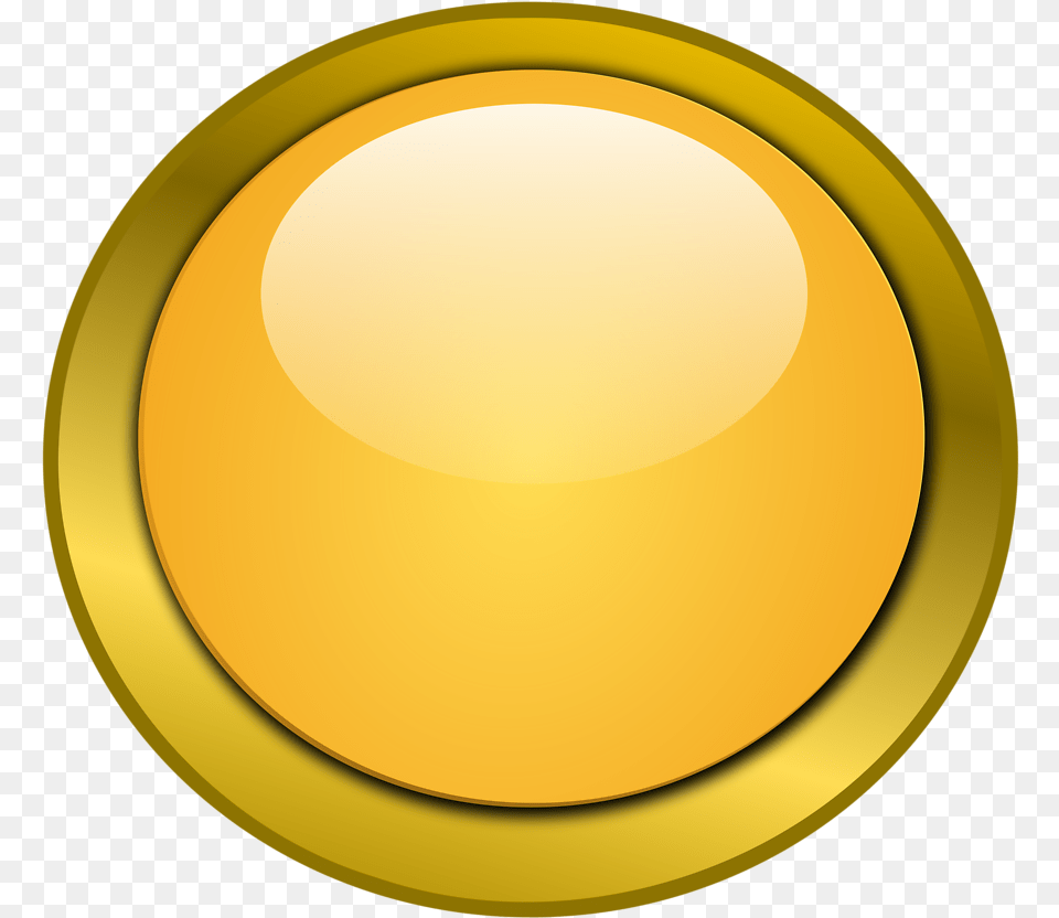 3d Button Yellow Button Background, Sphere, Nature, Sky, Outdoors Png