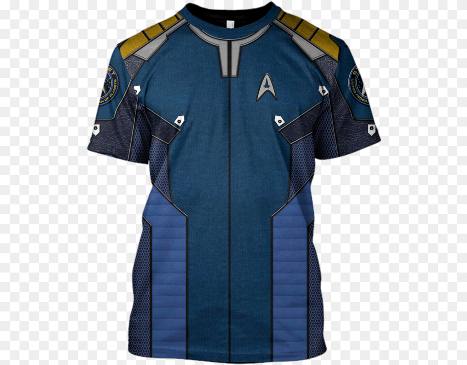 3d Captain Kirk Star Trek Beyond Full Print T Shirt Virtue Aiu, Clothing, Jersey, Person Png